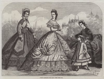 Mode di Parigi per maggio da Frederic Theodore Lix
